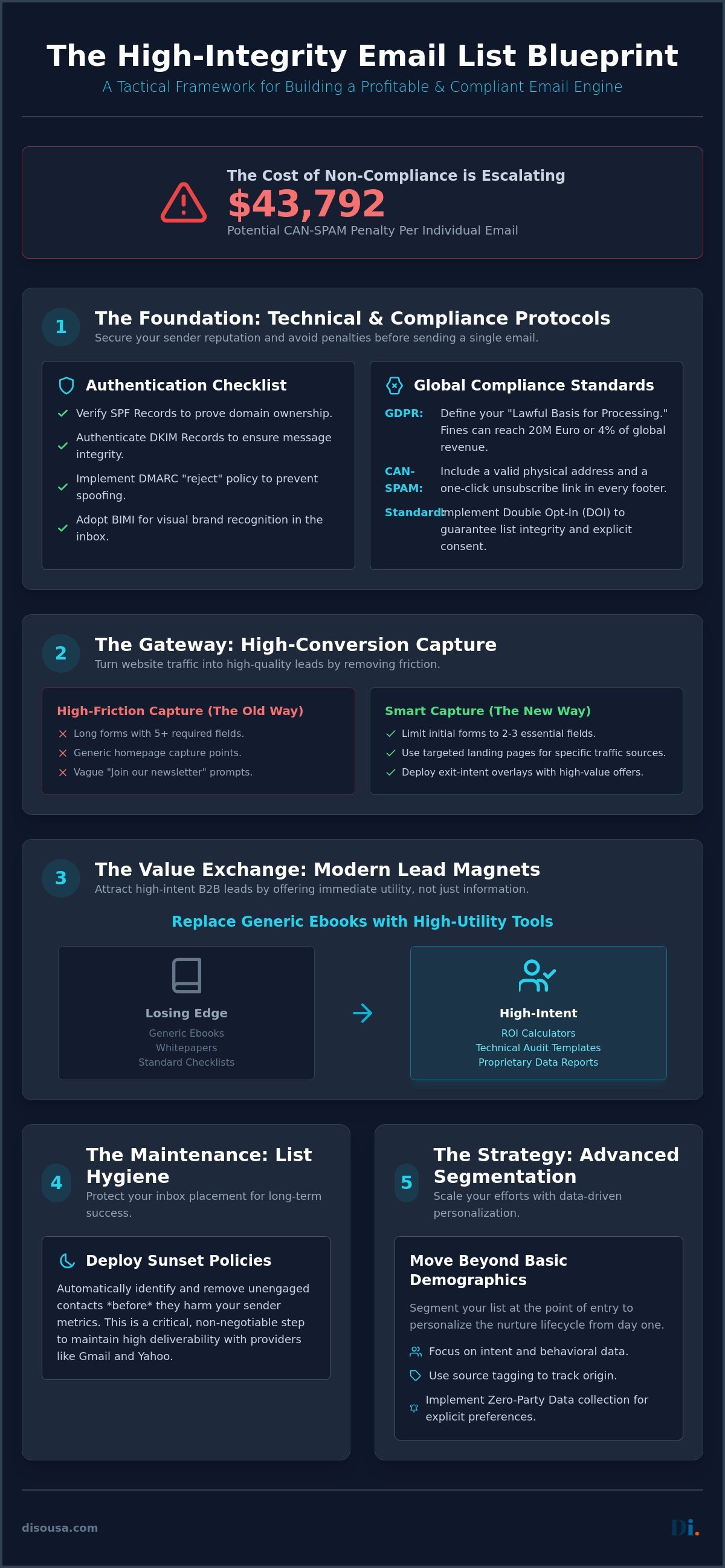 The 2026 Email List Growth Strategy Checklist: A Tactical Briefing for B2B Operations